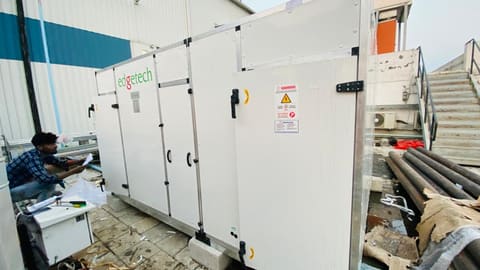 Cool Air Enterprises field work - on-site installation
