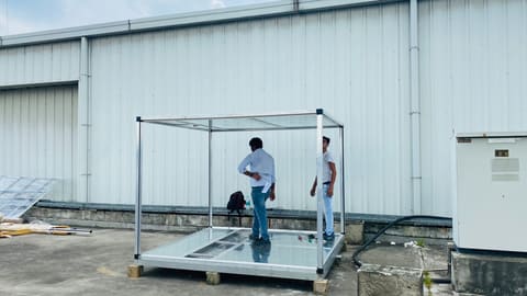 Cool Air Enterprises field work - on-site installation