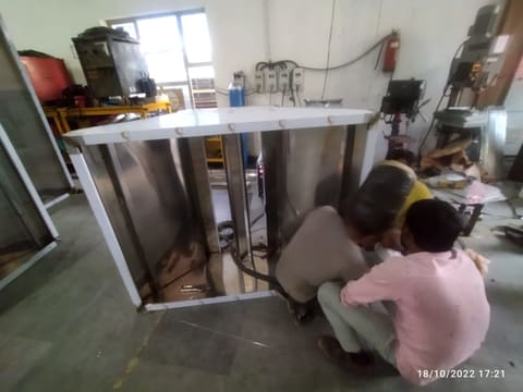 Cool Air Enterprises field work - on-site installation