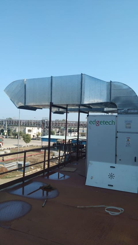 Cool Air Enterprises field work - on-site installation