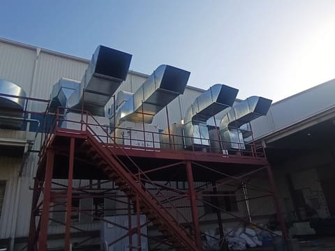Cool Air Enterprises field work - on-site installation