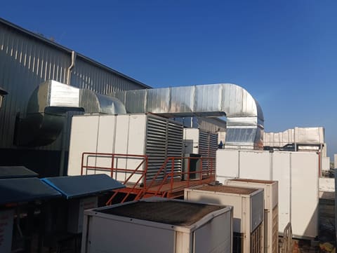 Cool Air Enterprises field work - on-site installation