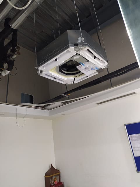 Cool Air Enterprises field work - on-site installation