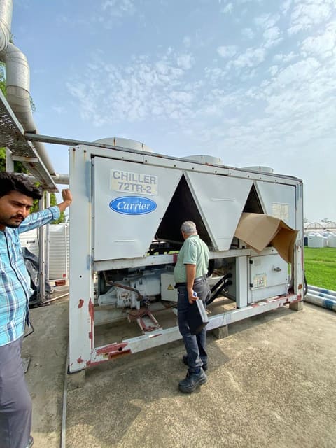 Cool Air Enterprises field work - on-site installation
